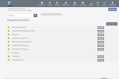 PlanDesk: Dokumentenverwaltung